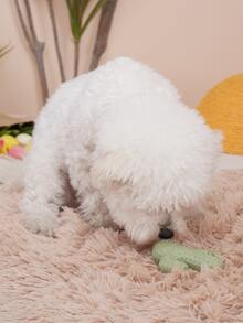 仙人掌形狀寵物磨牙玩具 - 綠色 - 查看 5