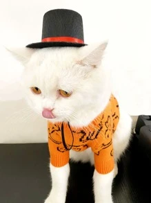 1pc Pet Top Hat - Multicolor - View 1