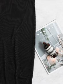 Váy che phủ lưới mỏng trơn, cho kỳ nghỉ hè ở bãi biển - màu đen - Xem 5