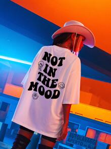 Áo thun nữ Hoạt hình Slogan Giải trí - trắng - Xem 1