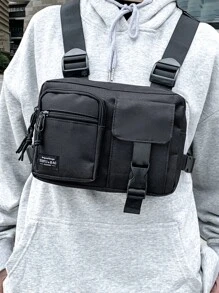 Túi đeo ngực trang trí chữ cái cho nam Túi đeo hông Túi đeo hông Túi đi học đại học Túi đi làm Túi Giáng sinh mùa đông Quà tặng Giáng sinh Túi đeo hông Ví đựng đồ ngày lễ Túi đựng đồ đi xe đạp Túi áo vest Hip Hop Túi áo vest phong cách đường phố Túi câu cá Nhiều ngăn Túi áo vest thời trang Túi đen Túi đi bộ đường dài Học sinh Dung tích lớn Đa chức năng Ngoài trời Di động Thời trang Quà tặng thường ngày Goyard Quà tặng du lịch nghỉ dưỡng Túi đeo ngực Túi đeo hông Túi dành cho nam Quà tặng cho nam - màu đen - Xem 2