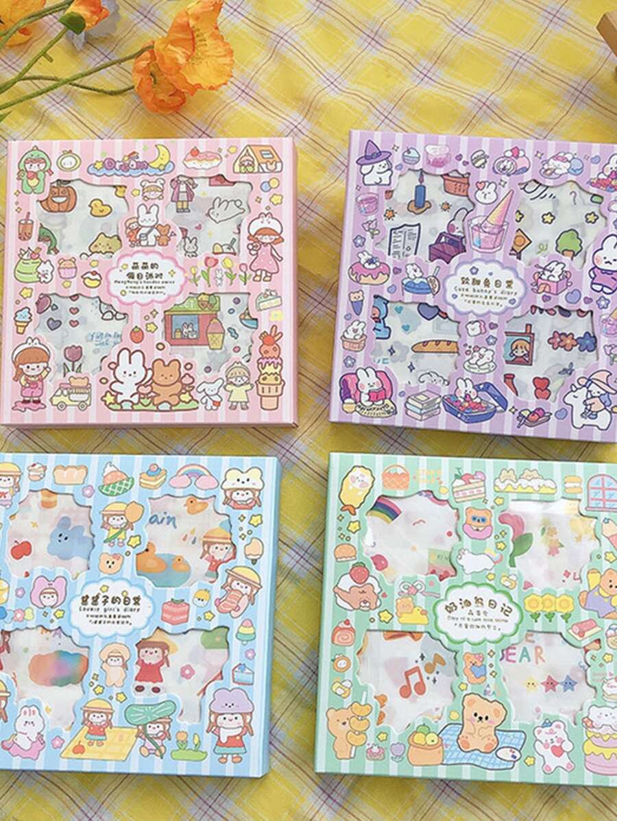 100pcs Cartoon Graphic Random Sticker | SHEIN USA