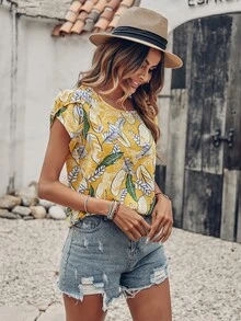 Áo sơ mi nữ Nhiệt đới Boho - Nhiều màu - Xem 6