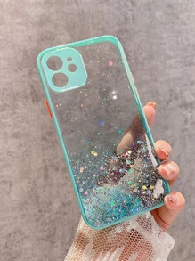 Funda para móvil de ombré brillante - Azul - Ver 2