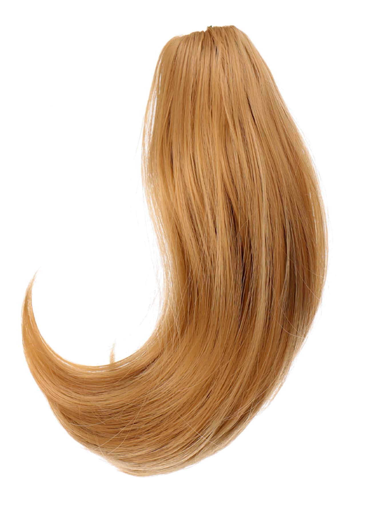 Extensión del pelo recta coleta sintética - Amarillo - Ver 1