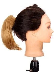 Extensión del pelo recta coleta sintética - Amarillo - Ver 2