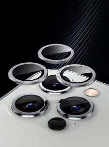 3入組鷹眼鏡頭保護適用於iphone - 銀色 - 查看 1