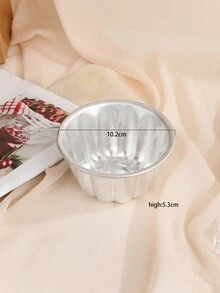 1件素色蛋撻模具 - 銀色 - 查看 3