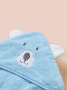 Cartoon Graphic Baby Swaddling Blanket - Blue - View 7