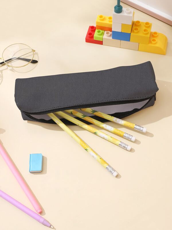 Solid Color Pencil Case SHEIN USA