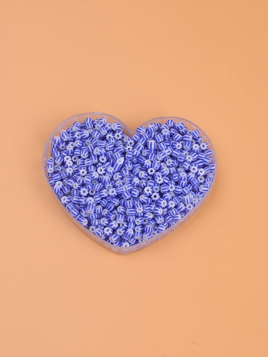 1 gói Phụ kiện trang sức tự làm hạt thủy tinh 4mm - Xanh đậm - Xem 1