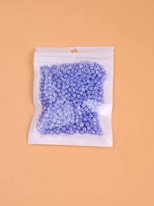 1 gói Phụ kiện trang sức tự làm hạt thủy tinh 4mm - Xanh đậm - Xem 2