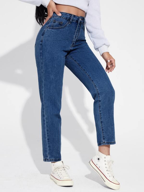 SHEIN Jean Taille Haute Mode En Ligne SHEIN FRANCE shein-jean-taille-haute-mode-en-ligne-shein-france