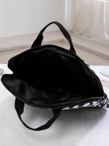 Túi đựng máy tính xách tay sọc ngựa vằn - Đen và trắng - Xem 5