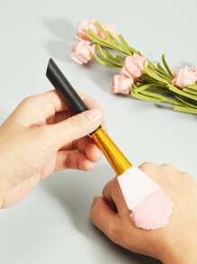 Clean Silicone Facial Sheet Brush, 1pc Face Care DIY Mud Facial Sheet Apply Skin Care Tool - Black - View 2