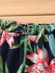 Toddler Boys Tropical Print Tee & Shorts - Multicolor - View 5