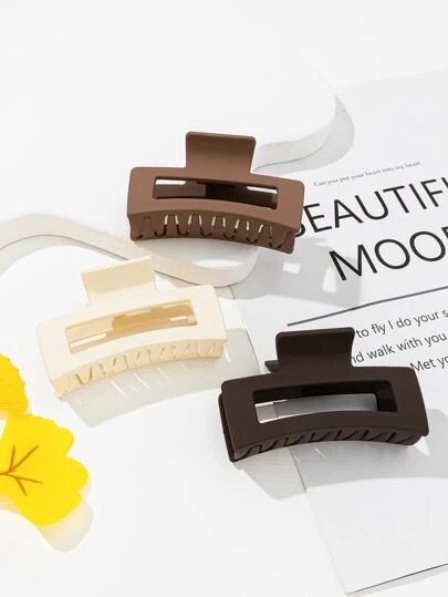 3pcsGeometricHairClaw - Popular on SHEIN