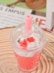 Simulation Food Charm Keychain - Multicolor - View 3