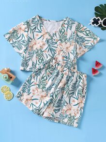 Bộ hai mảnh Gái Trọn gói Nhiệt đới Boho - Nhiều màu - Xem 1