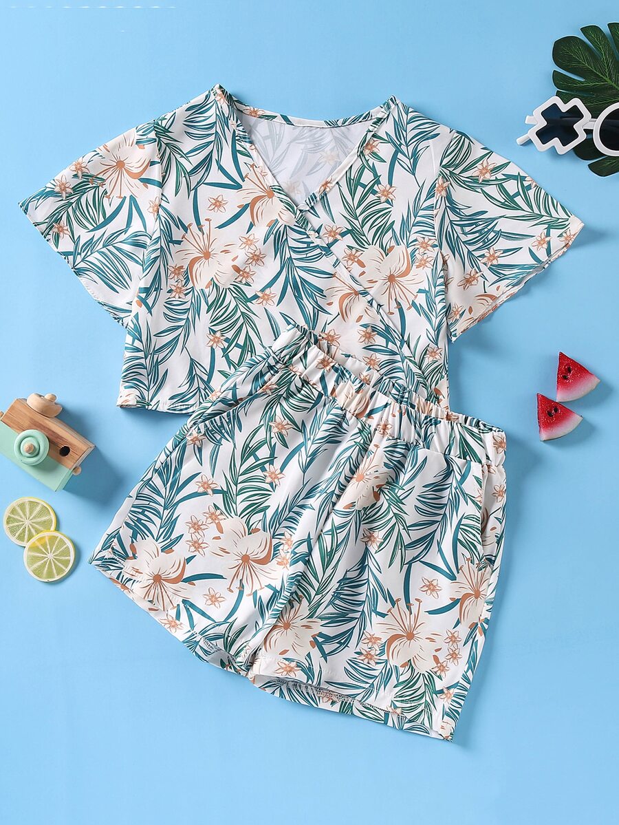 Bộ hai mảnh Gái Trọn gói Nhiệt đới Boho - Nhiều màu - Xem 1