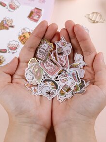 24 chiếc Hình dán Đồ họa Hoạt hình - Nhiều màu - Xem 2