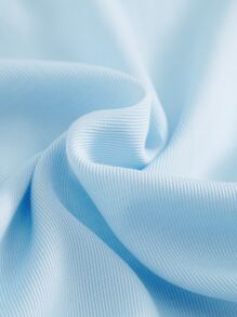 Niñas Vestido de color combinado con doble bolsillo