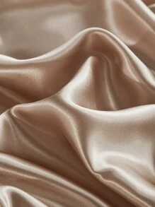 Ruffled Satin Duvet Cover Set (Comforter Not Included)