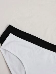 5件素色簡約風內褲 - 彩色 - 查看 4
