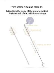 7pcs Random Color Baby Bottle Cleaning Brush - Multicolor - View 4