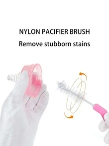 7pcs Random Color Baby Bottle Cleaning Brush - Multicolor - View 6