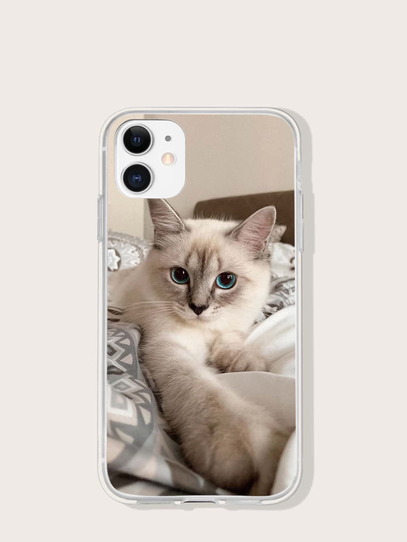 vỏ điện thoại hình con mèo - Nhiều màu - Xem 1