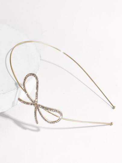 水钻蝴蝶结装饰发箍派对皇冠情人节发带、发箍、发圈头饰、发饰、头饰