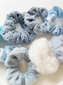 7pcs Minimalist Hair Tie - Multicolor - View 6