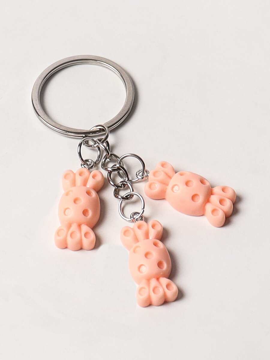 Candy Charm Keychain - Orange - View 1