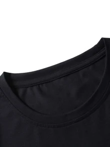 Manfinity EMRG Tops Nam Con số Sẵn sàng - màu đen - Xem 3