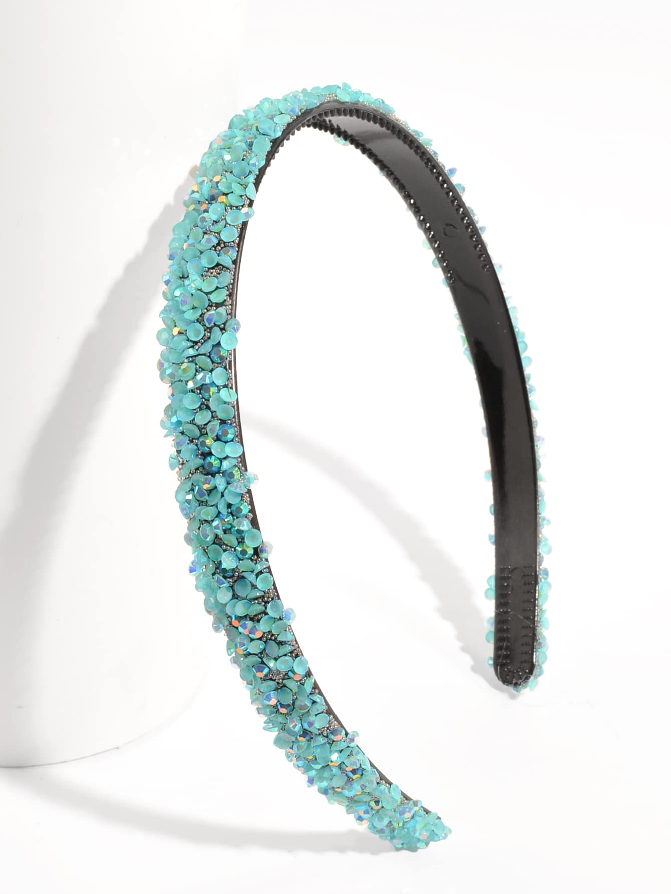 Băng đô trang trí Rhinestone - màu xanh lá - Xem 1