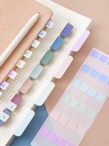 240pcs Random Color Index Sticky Note - Multicolor - View 1