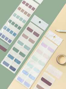 240pcs Random Color Index Sticky Note - Multicolor - View 2