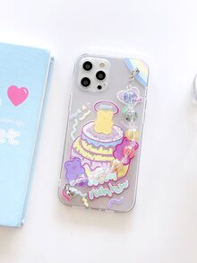 Hộp đựng điện thoại di động hình gấu hoạt hình có dây đeo tay - Nhiều màu - Xem 4