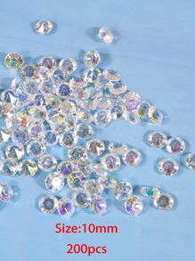 200pcs Decorative Plastic Crystal Confetti - Multicolor - View 4