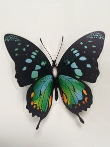 12pcs 3D Butterfly Sticker, Colorful Self Adhesive Butterfly Wall Decoration For Home Decor - Multicolor - View 7
