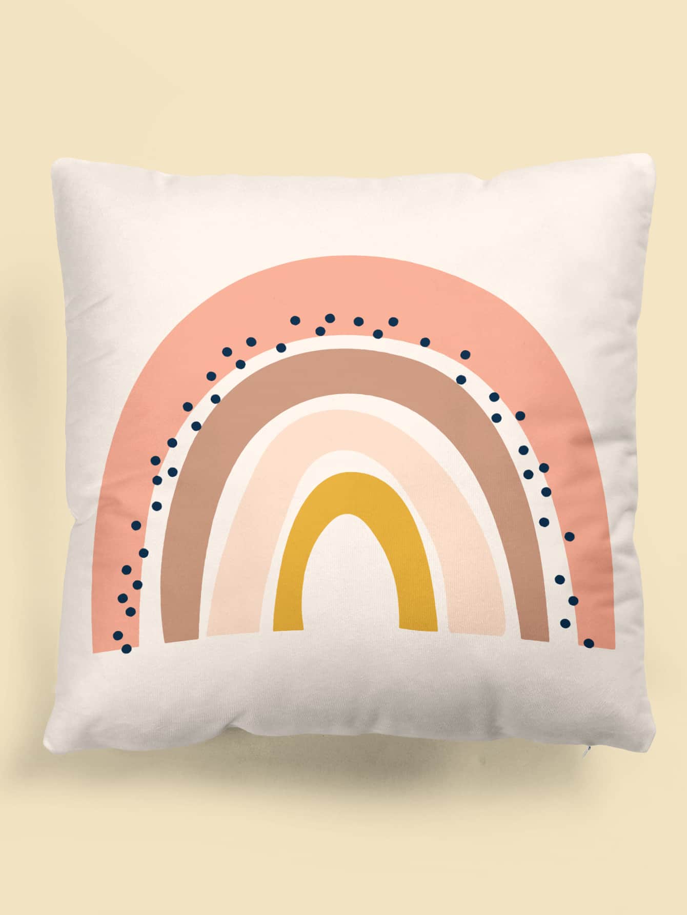 Vỏ gối in họa tiết cầu vồng không có đệm, Vỏ gối dễ thương không có đệm, dành cho phòng ngủ trẻ em - Nhiều màu - Xem 1