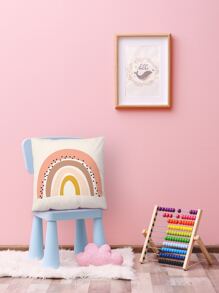 Vỏ gối in họa tiết cầu vồng không có đệm, Vỏ gối dễ thương không có đệm, dành cho phòng ngủ trẻ em - Nhiều màu - Xem 6