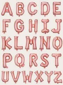 kumozawa 1 pieza Globos con letras del A al Z de 16 pulgadas en color dorado, estilo americano (pajita no incluida)