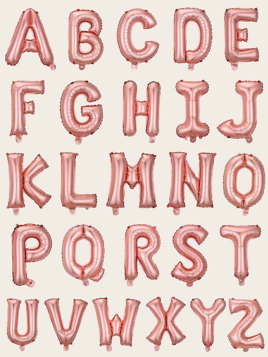 kumozawa 1 pieza Globos con letras del A al Z de 16 pulgadas en color dorado, estilo americano (pajita no incluida)