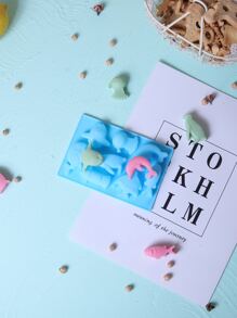 Khuôn sô cô la tự làm 1 cái - Màu xanh lam - Xem 4