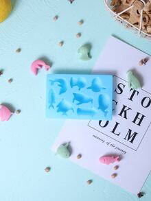 Khuôn sô cô la tự làm 1 cái - Màu xanh lam - Xem 6