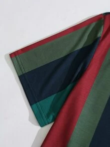 Manfinity 男士撞色T恤 - 彩色 - 查看 3