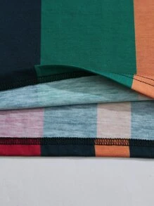 Manfinity 男士撞色T恤 - 彩色 - 查看 5