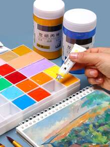 1pc Random Color Palette - Multicolor - View 5